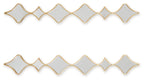 Harriswood - Accent Mirror Set (Set of 2) - Gold Finish