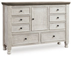 Havalance - Dresser - White / Gray