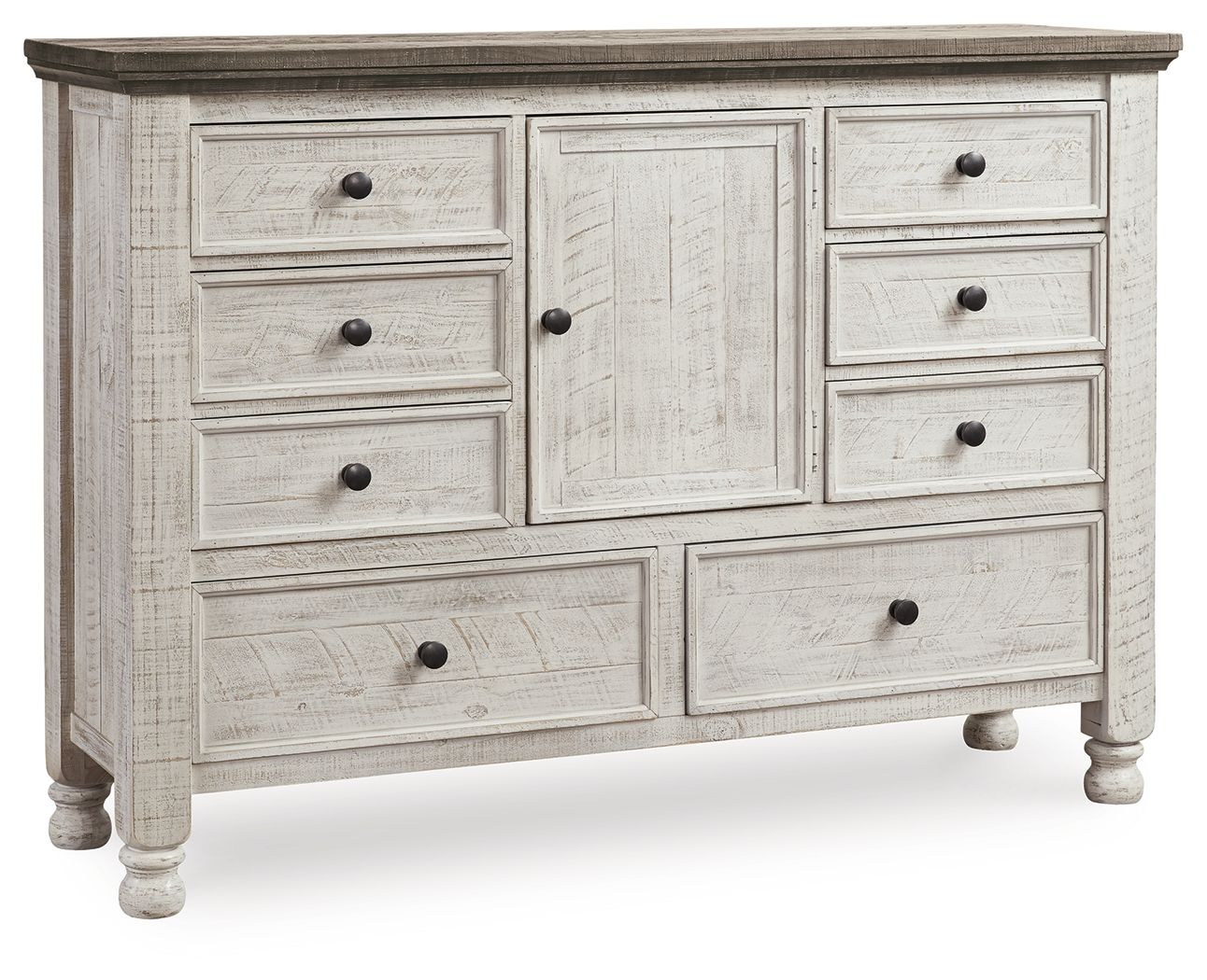 Havalance - Dresser - White / Gray