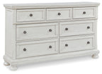 Robbinsdale - Dresser, Mirror - Antique White