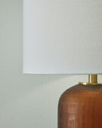 Farberman - Glass Table Lamp - Amber
