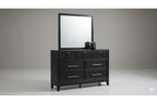 Global Furniture Black Lattice Storage Bedroom Set
