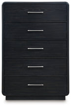 Rowanbeck - Five Drawer Chest - Black