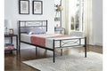 154B Black Metal Platform Bed