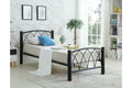 182 Black Metal Platform Bed