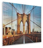 Shayward - Wall Art - Blue / Amber