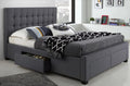 T2152CH Charcoal Grey Storage Platform Bed