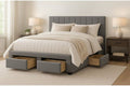 T2157G Grey Storage Platform Bed