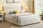 T2162W White Kangaroo Platform Bed