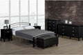 T2330 Wood & Metal Platform Bed