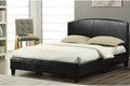 T2350B Black Upholstered Platform Bed