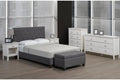 T2366C Charcoal Upholstered Platform Bed