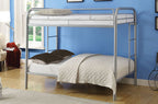 T2830 Double Over Double Metal Bunk Bed – Full-Size Heavy-Duty Space-Saving Bunk Bed