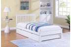415W White Platform Frame