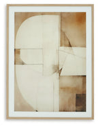 Corlain - Wall Art - Brown / Tan / White