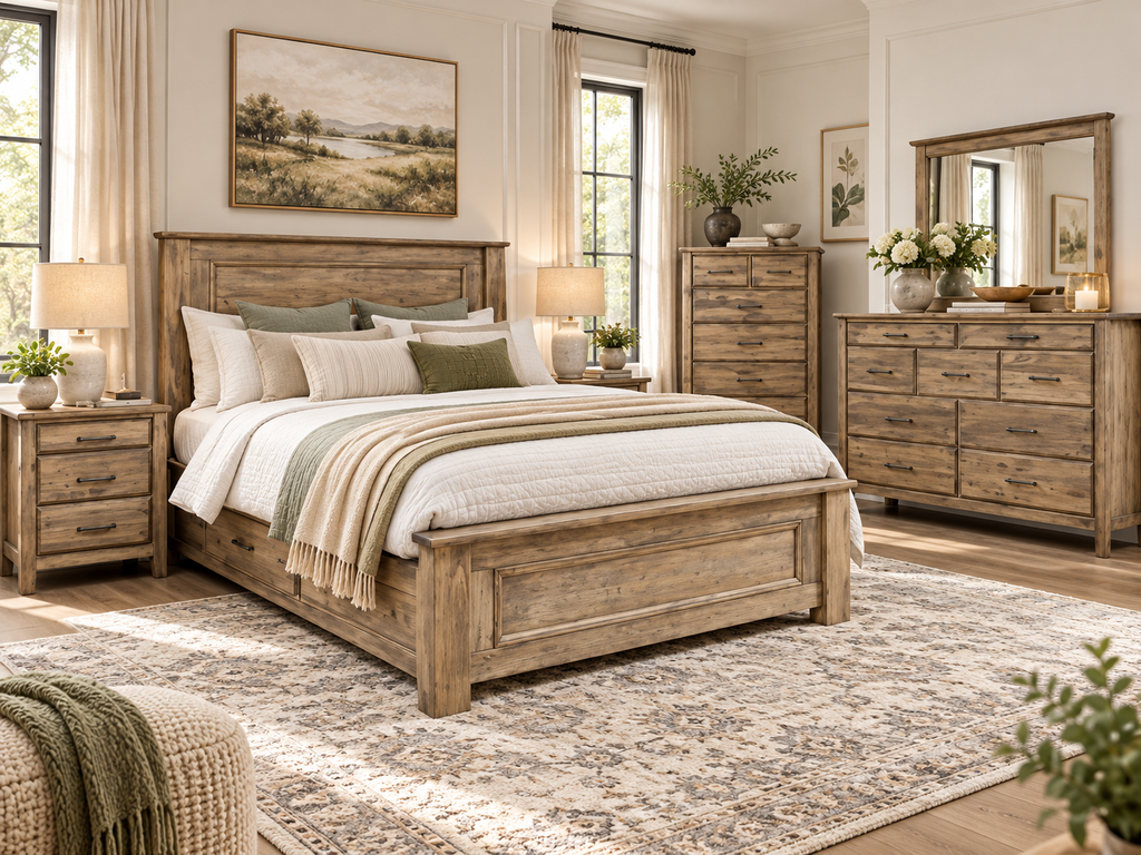 Mako Toffino Solid Pine Bedroom Set – Canadian Made