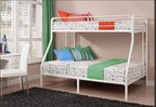 IF-501 Single Over Double Metal Bunk Bed – Black, Grey or White