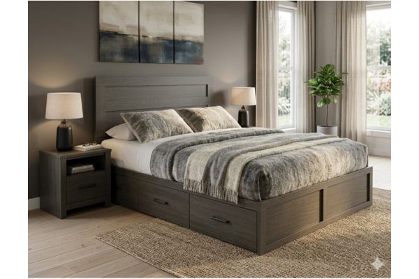 5060 Modern Storage Bed