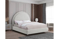 5205 Grey Upholstered Platform Bed