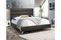 5236 Grey PU Upholstered Platform Bed