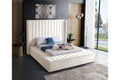 5723 Creme Upholstered Platform Bed