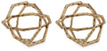 Laddington - Sculpture (Set of 2) - Antique Brass Finish
