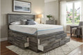 6720 Modern 12 Drawer Storage Bed Made in Canada
