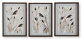 Honslow - Wall Art Set (Set of 3) - Brown / Black / White