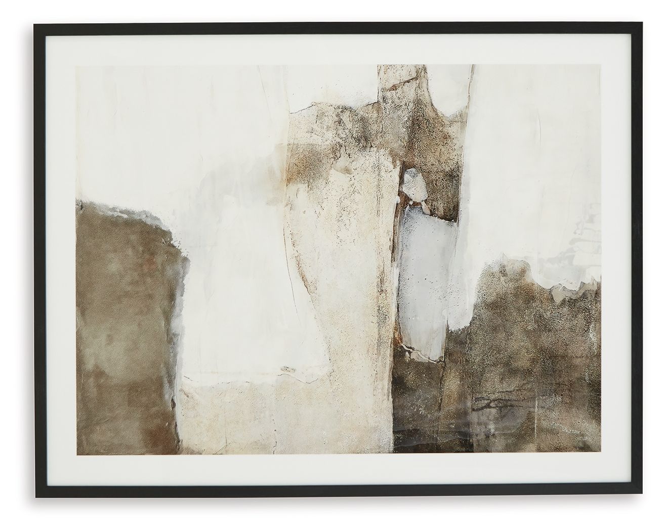 Aldricton - Wall Art - Brown / White