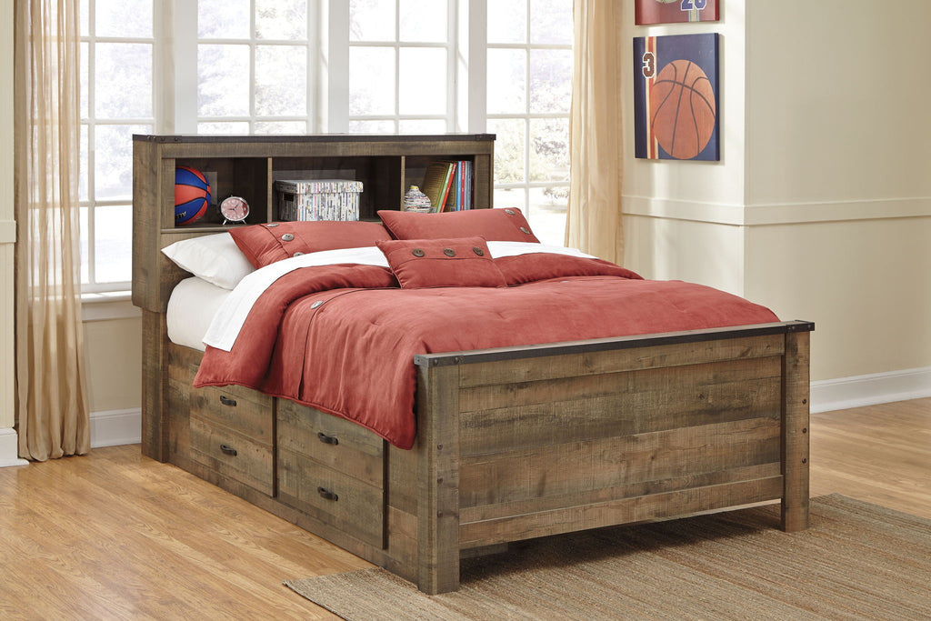 Trinell - Bookcase Bed With Storage