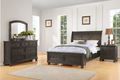 Dark Grey Sleigh Storage Bedroom Set