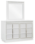 Chalanna - Dresser And Mirror - White