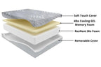 DreamStar Kirwin 10" Firm Gel Memory Foam Mattress **ONLY 1 DOUBLE AVAILABLE**