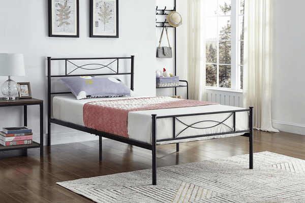 IF154B Black Metal Bed