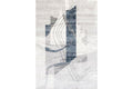 Aqua 10327B BLUE Area Rug