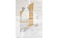 Aqua 10327B YELLOW Area Rug