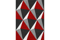 Auston P771A ANTHRACITE-RED Area Rug
