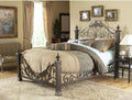FBG Baroque Metal Headboard, Footboard and Rails