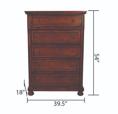 Dark Walnut Sleigh Storage Bedroom Set