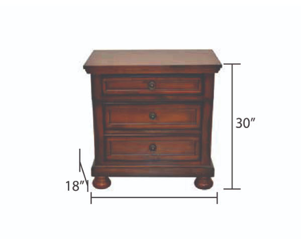 Dark Walnut Sleigh Storage Bedroom Set