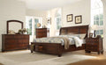 Dark Walnut Sleigh Storage Bedroom Set