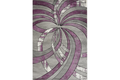 Bristol Grey & Violet Swirl Area Rug