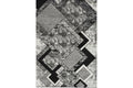 Bristol Grey & Black Square Area Rug