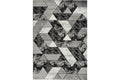 Bristol Grey & Black Mosaic Area Rug