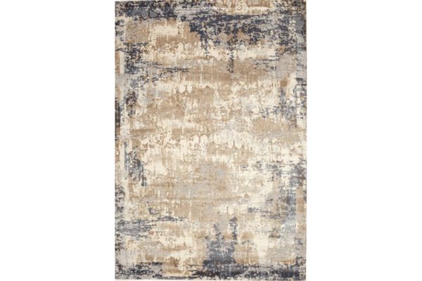 Charisma Grey Ivory Distressed Area Rug