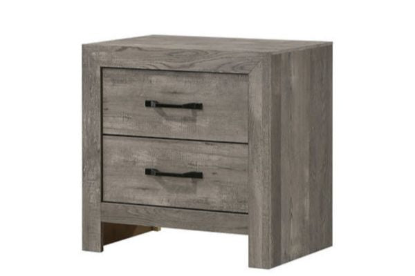 Charlotte Modern Farmhouse Bedroom Set with LED Lights & USB Ports