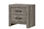 Charlotte Modern Farmhouse Bedroom Set with LED Lights & USB Ports