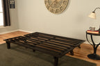 Dakota Solid Wood Futon Frame – Rustic Convertible Sofa Bed