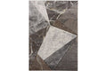 Diamond Browns & Greys Triangular Area Rug