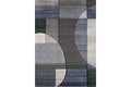 Diamond Blues & Greys Area Rug